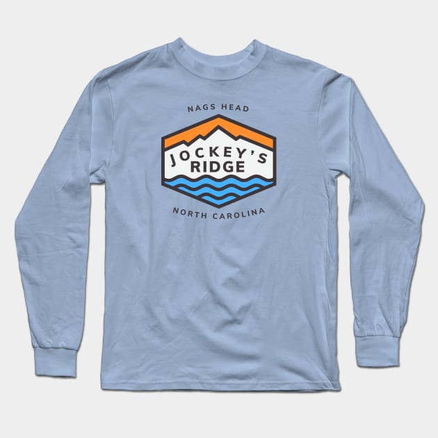 Vintage Jockey's Ridge Outer Banks Sand Dunes Long Sleeve T-Shirt by BackintheDayShirts